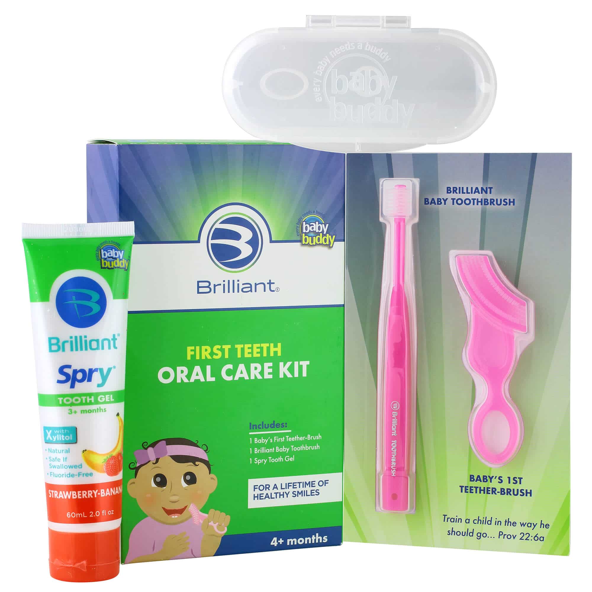 Brilliant First Teeth Oral Care Kit 4+ mo BabyBuddy