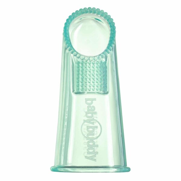Wipe N Brush Finger Silicone Gum Massager & Toothbrush - Green
