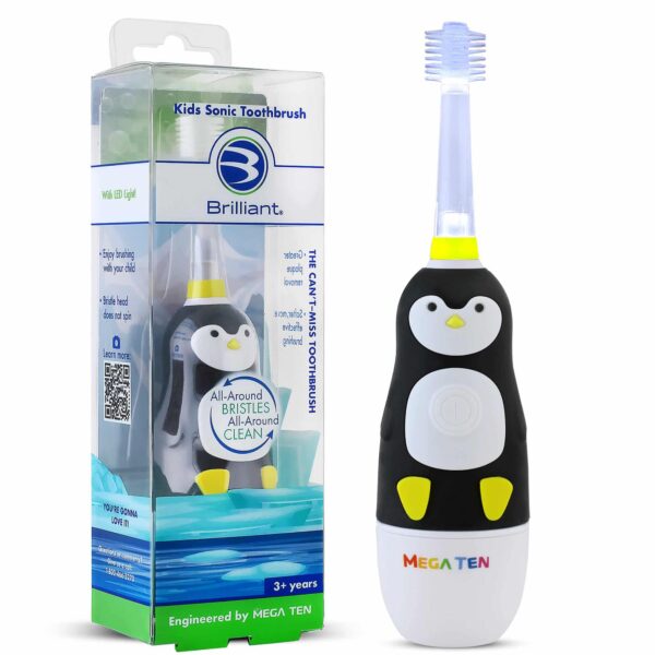 Brilliant Oral Care Kids Sonic Toothbrush - Penguin